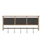 Flash Furniture 24" Rustic Brown Wall Mount Coat Rack with Baskets HFMHD-GDI-CRE8-902315-GG - alternate 3